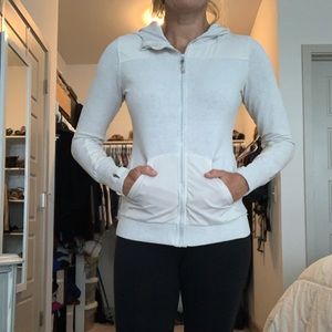 Zip up athletic hoodie